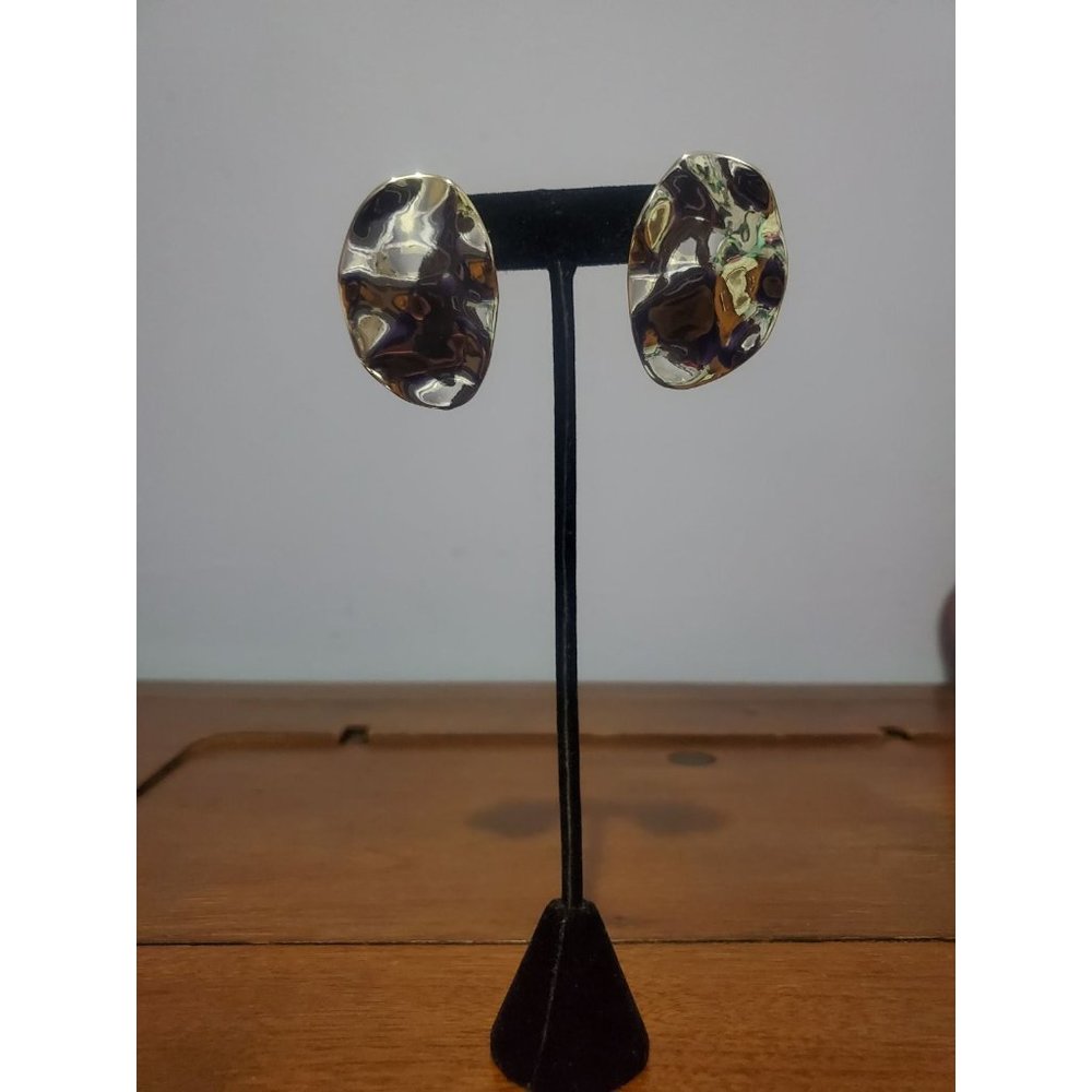 Silver Tone Fashion Earrings